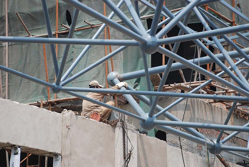 北京焊接球网架安装